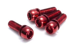 Reverse Schroevenset Voor Schijfrem M6 18mm - 4 Stuks - Rood