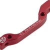 Reverse Schijfadapter IS-PM 140 Achter/160 Voor - 2 In 1 Adapter - Rood -Fiets Winkel 02064 1