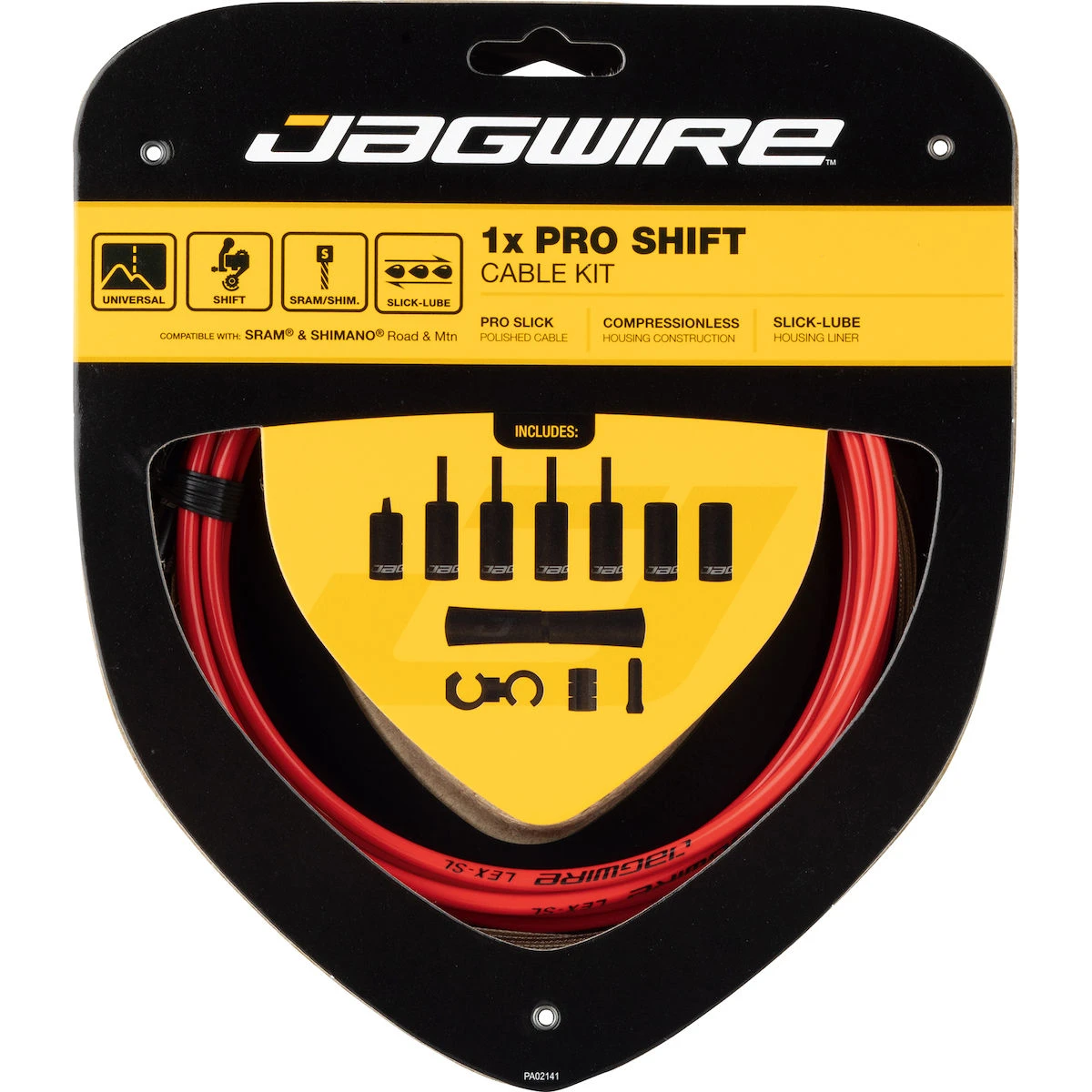 JAGWIRE 1X Pro Schakelkabelset - Rood