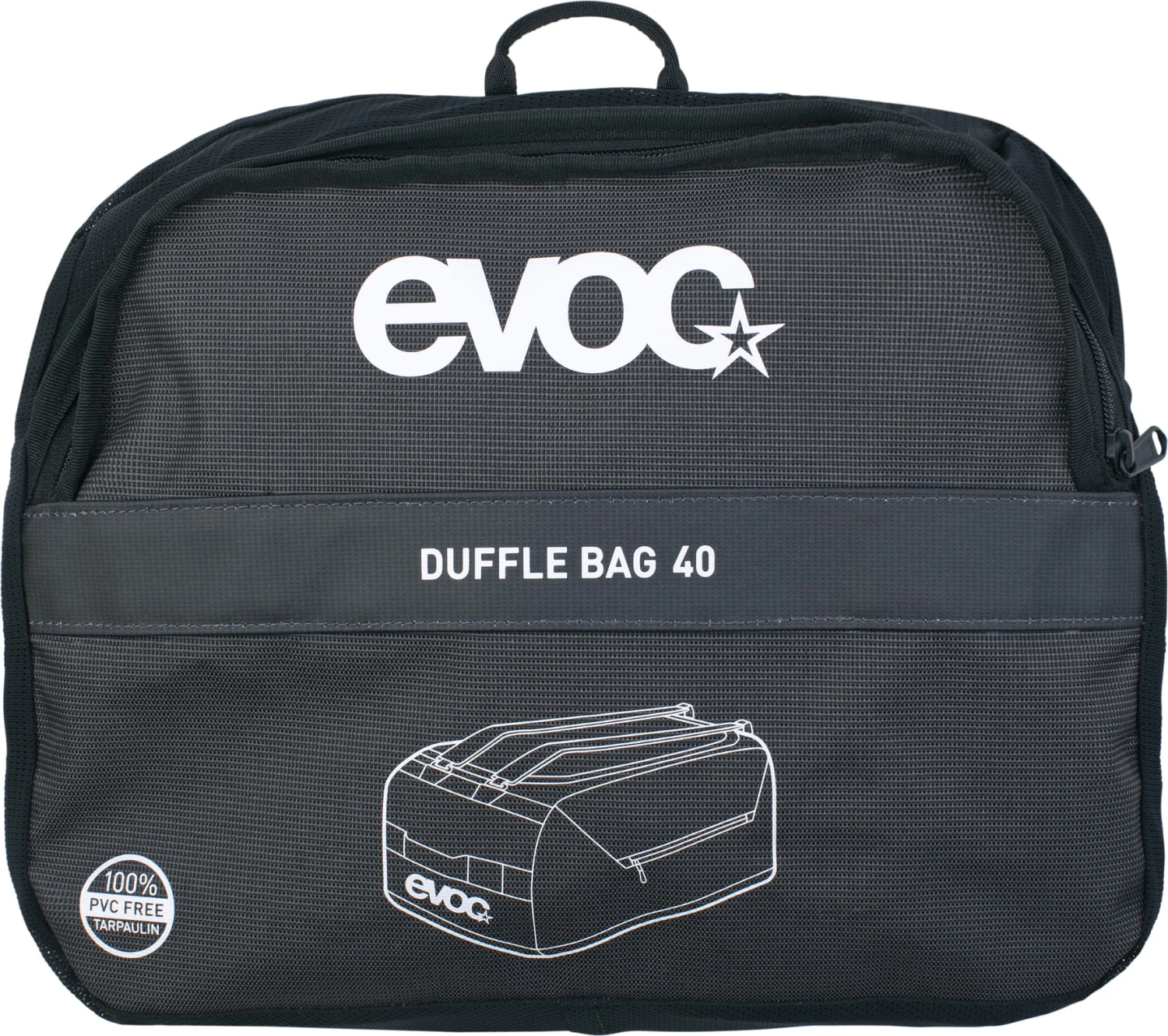 Evoc Duffeltas 40L - Koolstofgrijs/Zwart 9 Evoc Duffeltas 40L - Koolstofgrijs/Zwart - Afbeelding 7