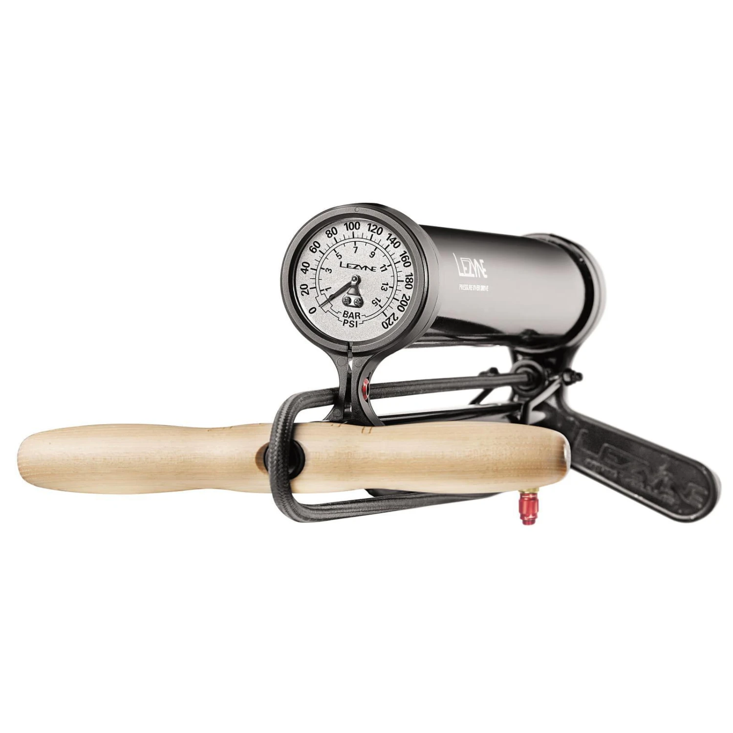 Lezyne Pressure Over Drive Vloerpomp - Zwart 4 Lezyne Pressure Over Drive Vloerpomp - Zwart - Afbeelding 2