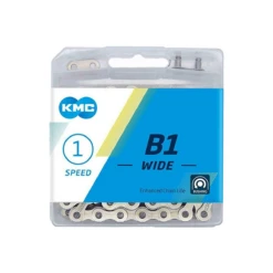 KMC B1 Brede Ketting 1 Versnelling, 112 Schakels - Zilver