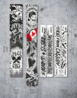 Dyedbro Kit Voor Framebescherming - Kettingzaag Zwart