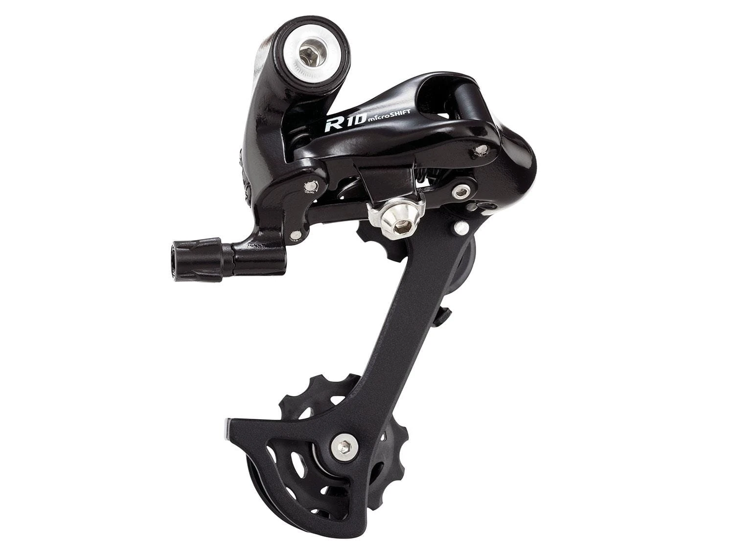 MICROSHIFT R10 Road Achterderailleur Medium Kooi 2x10 Speed - Zwart 3 MICROSHIFT R10 Road Achterderailleur Medium Kooi 2x10 Speed - Zwart