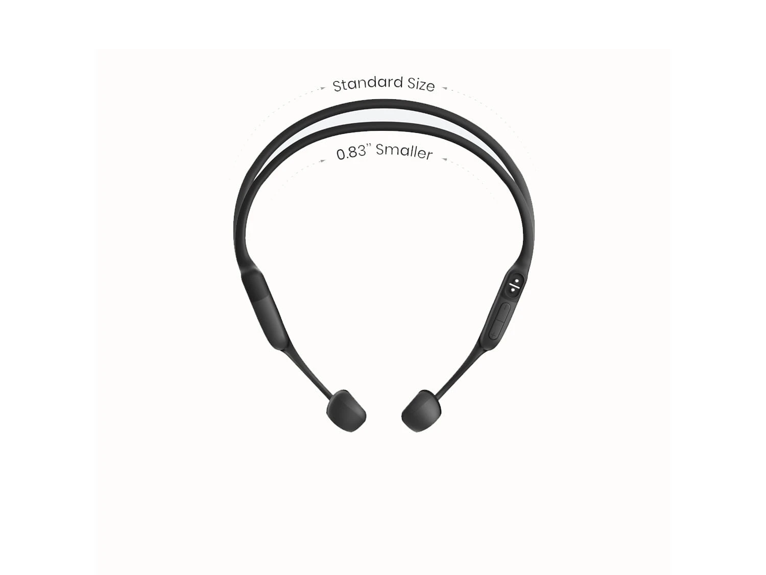 SHOKZ OpenRun Mini Zwart 5 SHOKZ OpenRun Mini Zwart - Afbeelding 3