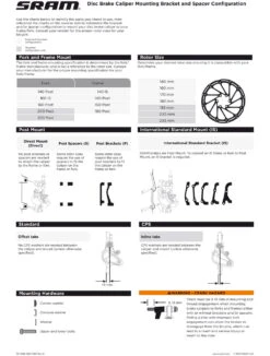 AVID Schijfadapter - 40IS 40mm VR 200 Mm / HR 180mm -Fiets Winkel caliper mounting 15715fd204d39aDqk5c2lIru9El