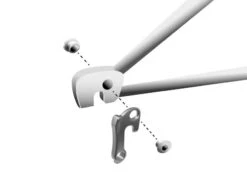 Math Salden GH017 Aluminium Derailleurhanger-Zilver 8 Math Salden GH017 Aluminium Derailleurhanger-Zilver -Fiets Winkel gh 017 assembly