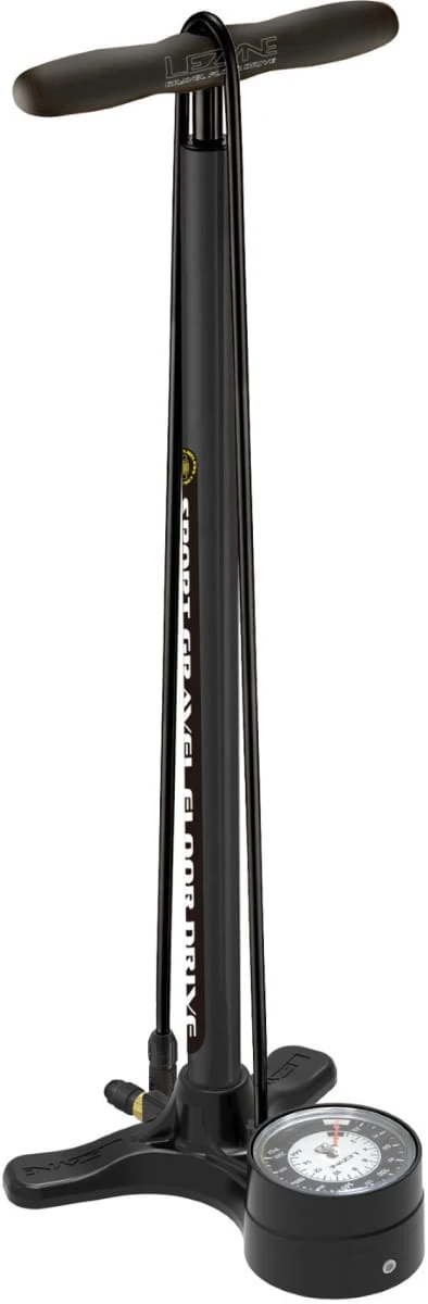 Lezyne Gravel Sport Drive - Vloerpomp - Zwart 3 Lezyne Gravel Sport Drive - Vloerpomp - Zwart