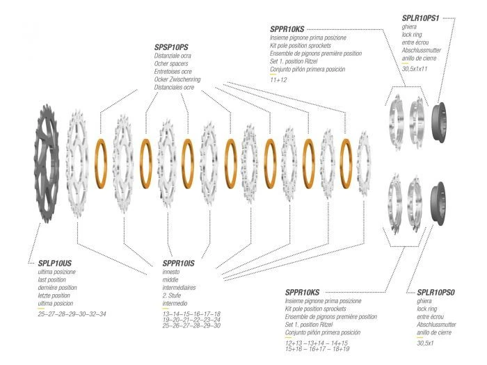 Miche Primato Light Shimano 11sp Cassette 4 Miche Primato Light Shimano 11sp Cassette - Afbeelding 2