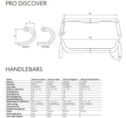 Pro Discover Stuurbocht-Zwart-42cc -Fiets Winkel prha0568 specs 2