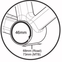 Prestine PF30>BB22/24 Press-Fit Adapters SRAM-Zwart -Fiets Winkel pt 6639m 3