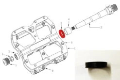 Reverse Asstoprubber Voor Escape Pedaal