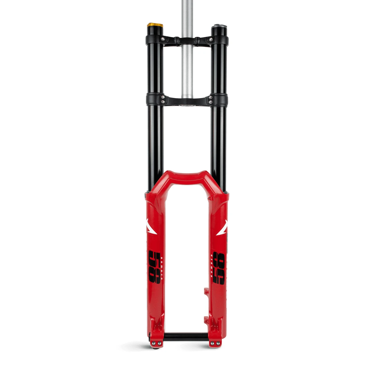 Marzocchi Bomber 58 27,5 Inch - 203 Mm Veerweg - 52 Mm Offset - 20x110 Mm - Zwart/rood 4 Marzocchi Bomber 58 27,5 Inch - 203 Mm Veerweg - 52 Mm Offset - 20x110 Mm - Zwart/rood - Afbeelding 2