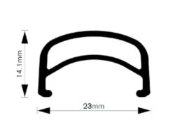 TB14 Lichtmetalen Velgen Classic Velgen 700c - Zwart -Fiets Winkel tb14 alloy rims classic felgen 700c 20853